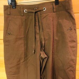 Jones New York Sport Cotton pants  Size 6  Brown